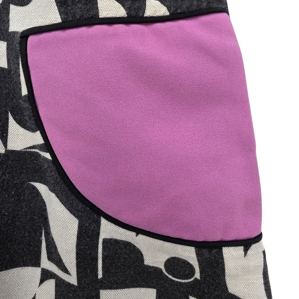 Roksanda Blossom Girls 6 Abstract Geometric Linen‎ Blend Dress